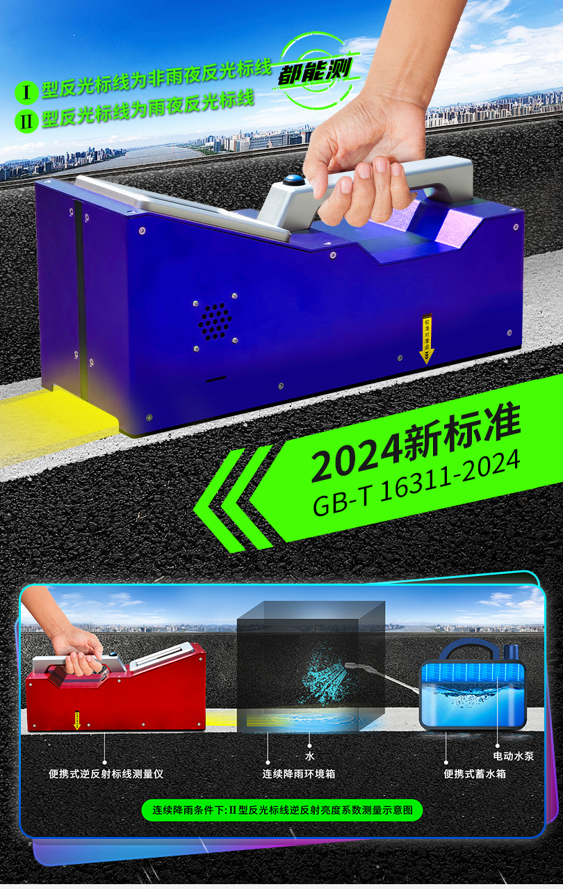 ZTT-302便携式标线逆反射测量仪（雨夜版）(图2)